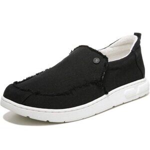 Vionic Beach Seaview Casual Mens 9 Slip Black Sneakers Arch Support‎ New